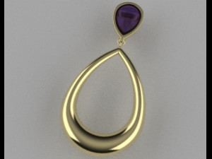 drop earring 1 3D 프린트 모델