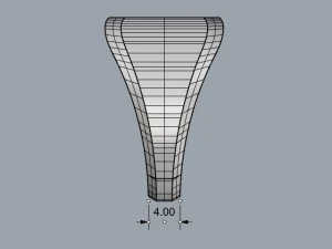 top square chamfered ring 3D Print Model