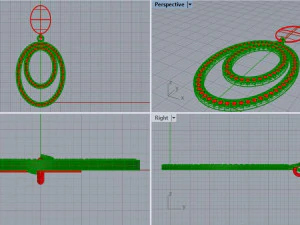 dropearring 2 3D Print Model