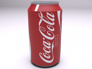 coca cola can 3D Model