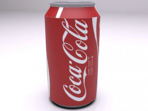 coca cola can 3D Model