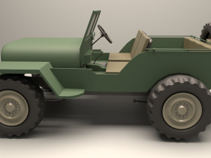 jeep car 3D Model