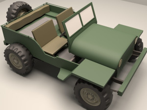 jeep car 3D Model