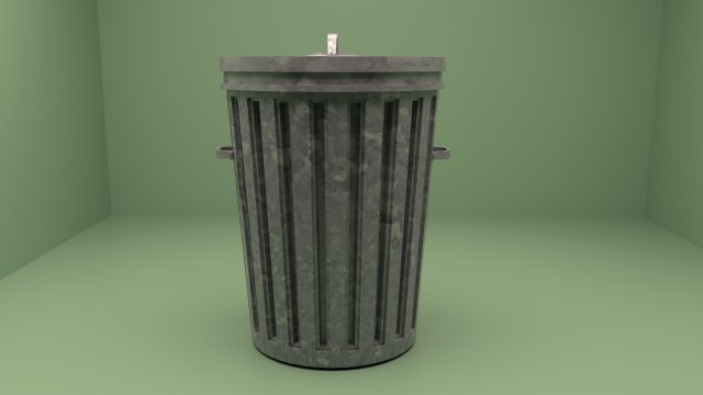 trash can 3D 模型 .c4d .max .obj .3ds .fbx .stl .blend 