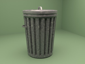 trash can 3D 模型
