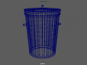 trash can 3D 模型