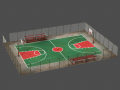 Basketball Court 3D Модель
