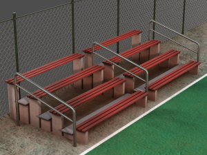 basketball court 3D Model