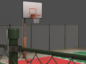 basketball court 3D Model