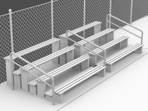 basketbalveld 3D Model