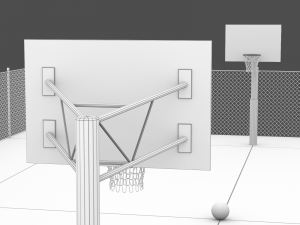 basketball court 3D Model