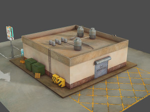 convenience store 3D Model