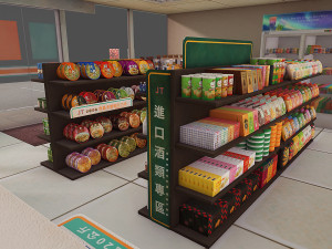 convenience store 3D Model