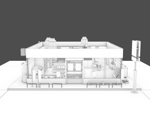 convenience store 3D Model