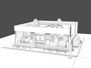convenience store 3D Model
