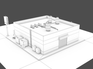convenience store 3D Model