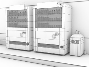 convenience store 3D Model