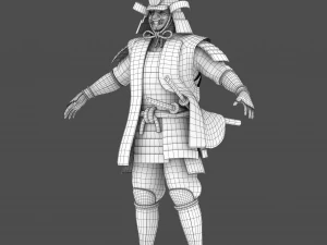 Samurai Character 3D Model
