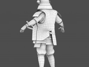 Samurai Character 3D Model