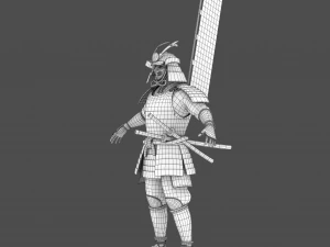 Samurai Character 3D Model