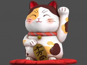 Lucky Cat 3D Model