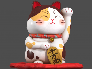 Lucky Cat Modelo 3D