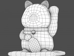 Lucky Cat 3D Model