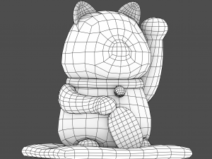 Lucky Cat Modelo 3D