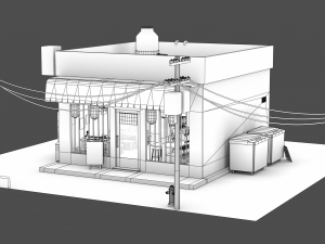 Izakaya Modelo 3D