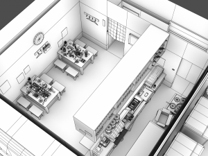 Izakaya Modelo 3D