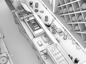 Izakaya Modelo 3D