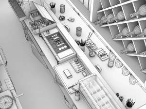 Izakaya 3D Model