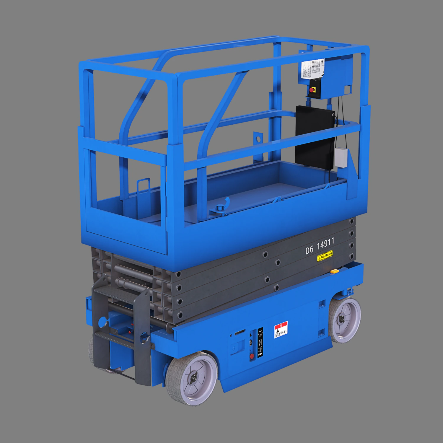 Aerial Work Vehicle 3D Model .c4d .max .obj .3ds .fbx .stl .blend 