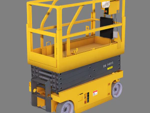 Aerial Work Vehicle 3D Model
