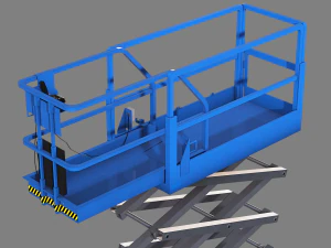 Aerial Work Vehicle 3D Model