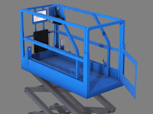 Aerial Work Vehicle 3D Model