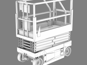 Aerial Work Vehicle 3D Model