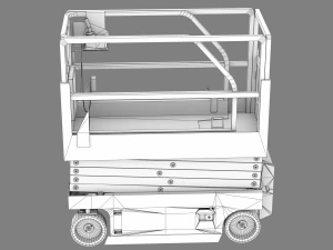 Aerial Work Vehicle 3D Model