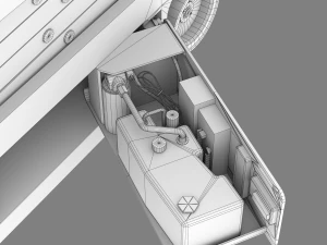 Aerial Work Vehicle 3D Model