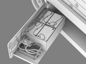 Aerial Work Vehicle 3D Model