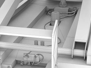 Aerial Work Vehicle 3D Model