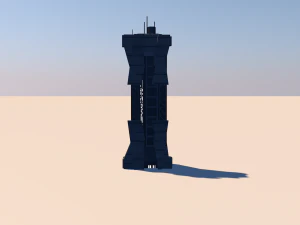 sci-fi tower 3D Model