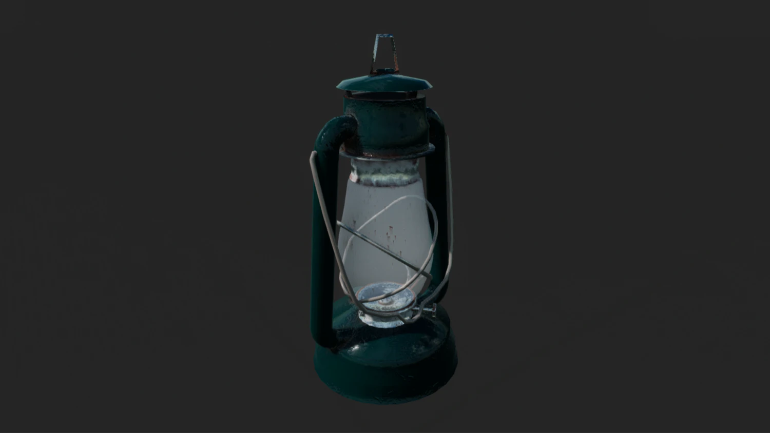 kerosene lamp low poly 3D Model .c4d .max .obj .3ds .fbx .stl .blend