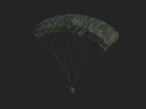 parachute militaire Modèle 3D
