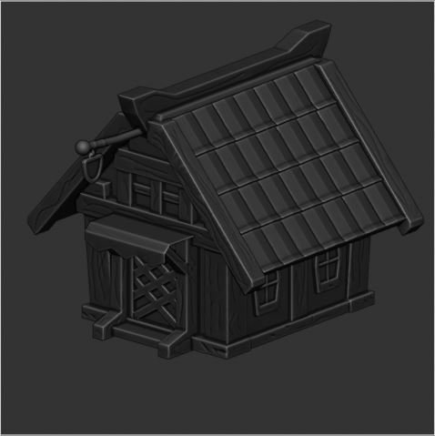 armorers house 3D 모델 .c4d .max .obj .3ds .fbx .stl .blend 