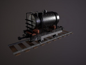 railway tank Modelo 3D