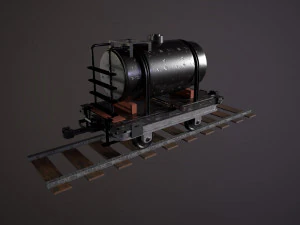 tanque ferroviário Modelo 3D
