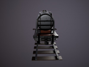 railway tank 3D Model