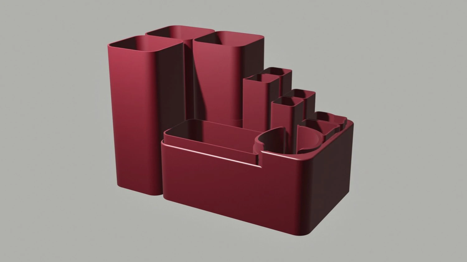 desktop desk organizer modular 3D Print Model .c4d .max .obj .3ds .fbx .stl .blend