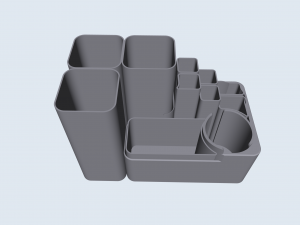 desktop desk organizer modular Model Cetak 3D